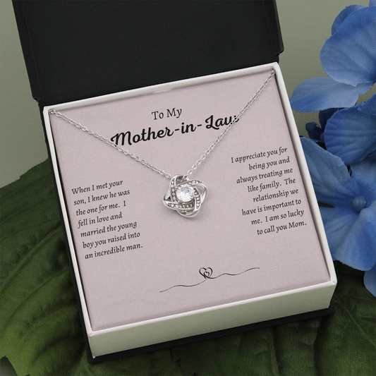 Mother-in-Law / Love Knot Necklace