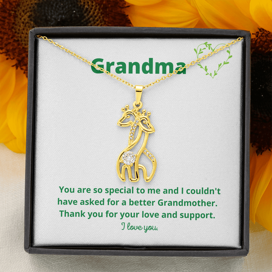 Grandma you are special / Mother's Day / Grandma Giraffes Necklace